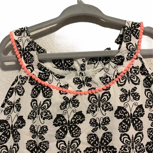NWOT Children's Place Butterfly Print Cotton Dress Girl's XL(14) - Picture 6 of 10